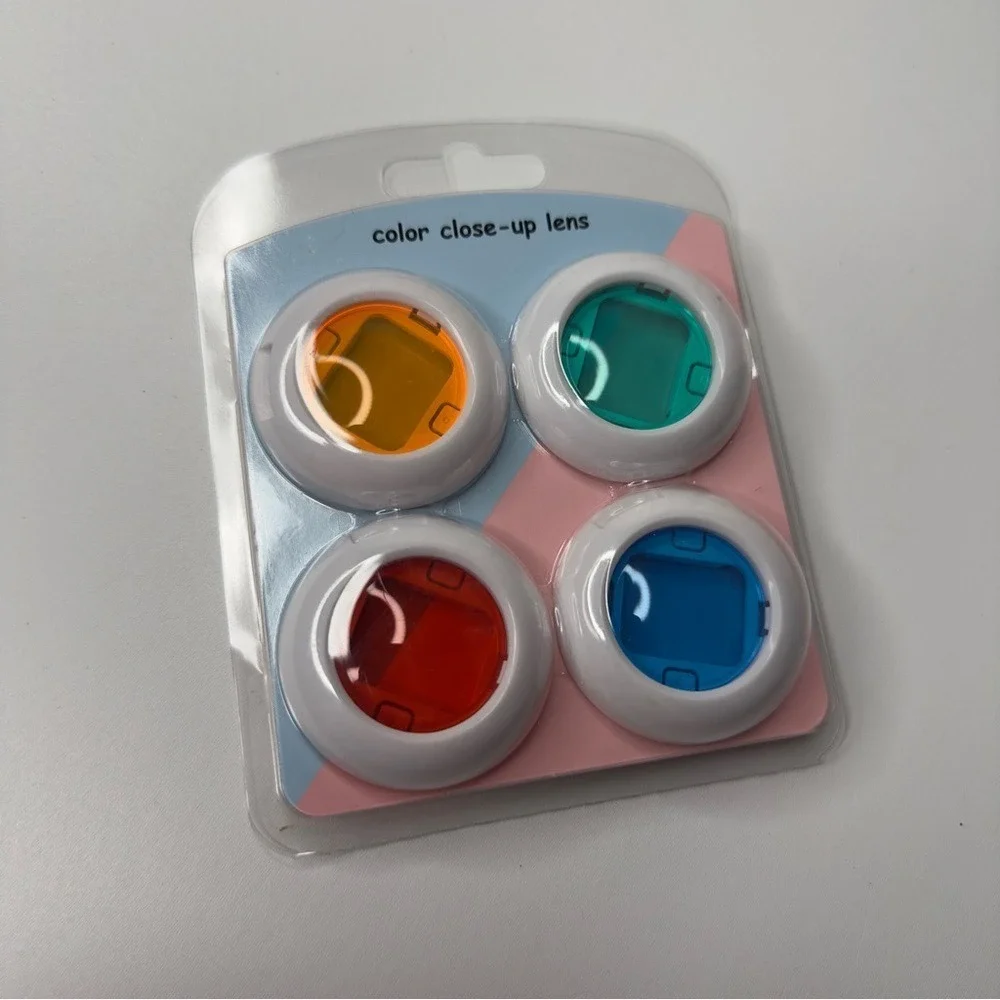 Instax‎ Instant Camera Lens Filters Colors Green Orange Red Blue Tint Universal